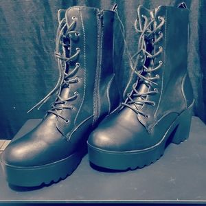 Hot Topic Combat Boots